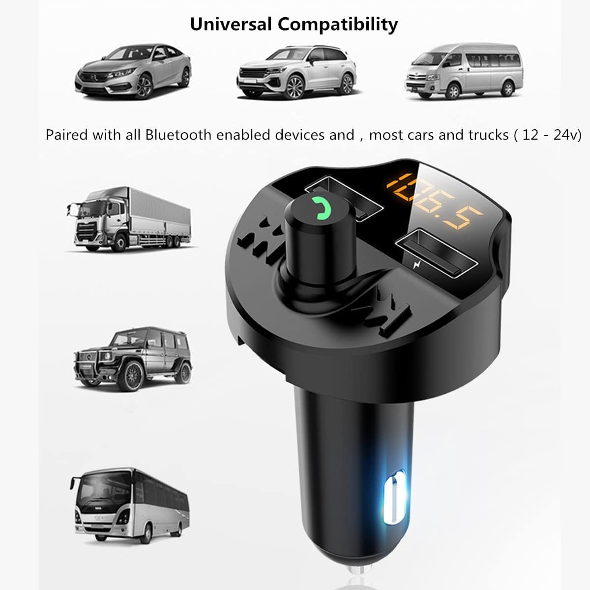 HAING T66 Wireless Car FM Transmitter