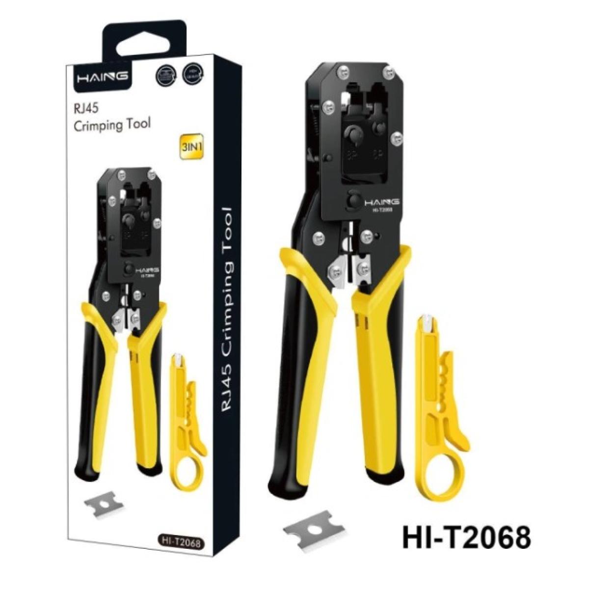 كماشة كابلات الشبكة RJ45 من HAING HI-T2068 أداة ضغط RJ45