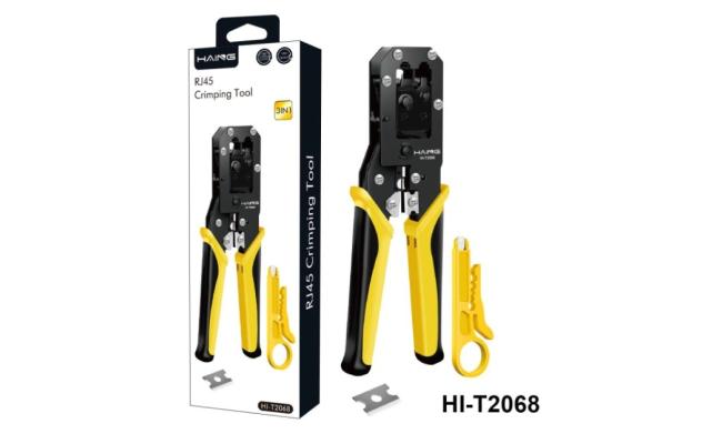كماشة كابلات الشبكة RJ45 من HAING HI-T2068 أداة ضغط RJ45