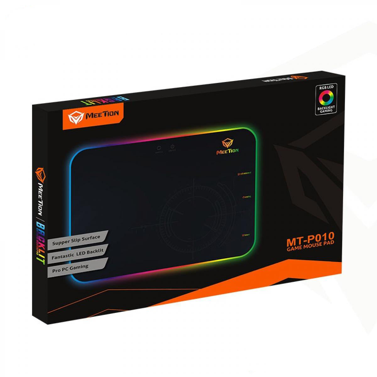 MeeTion MT-P010 Glowing Backlit RGB LED Gaming Mouse Pad