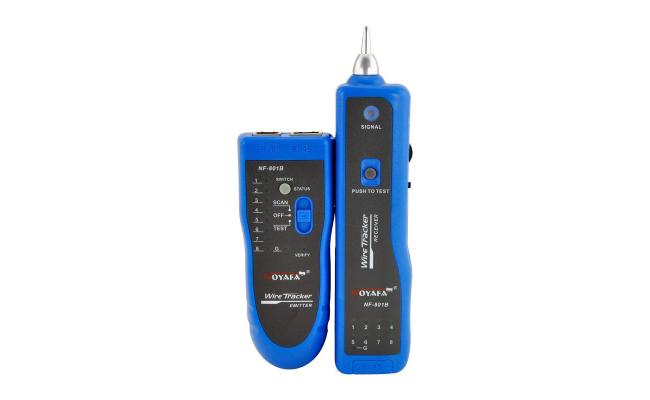 جهاز اختبار الشبكة NF-801B RJ11 RJ45 LAN Wire Tracker Fault Finder وجهاز اختبار الكابلات LAN