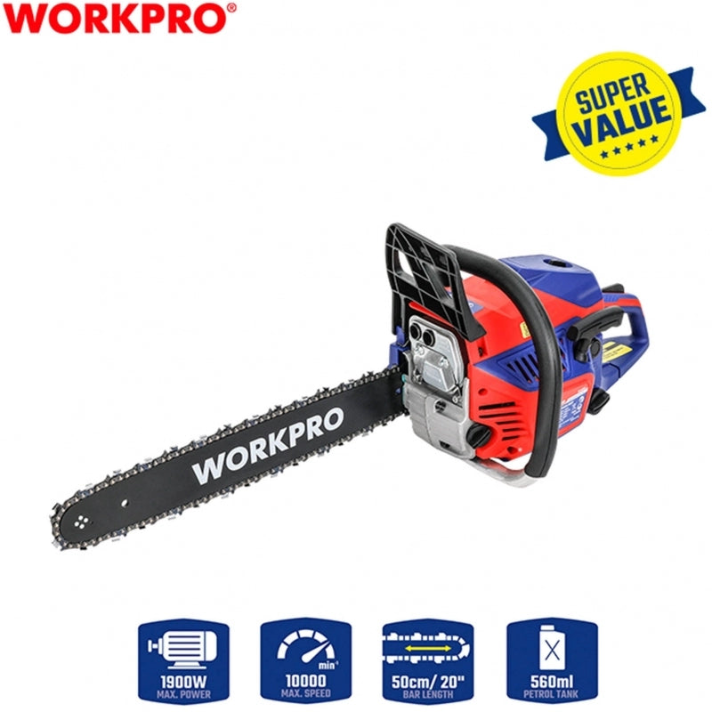 WorkPro 52cc Gasoline chain saw