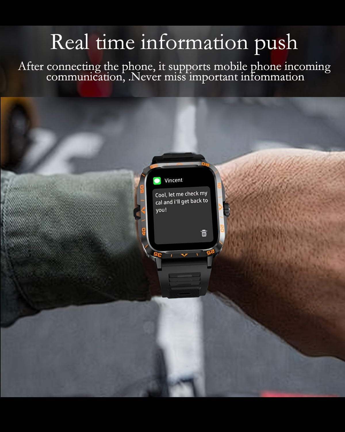 2024 New Smartwatch, IP67, LED Display, for Outdoor Sports,