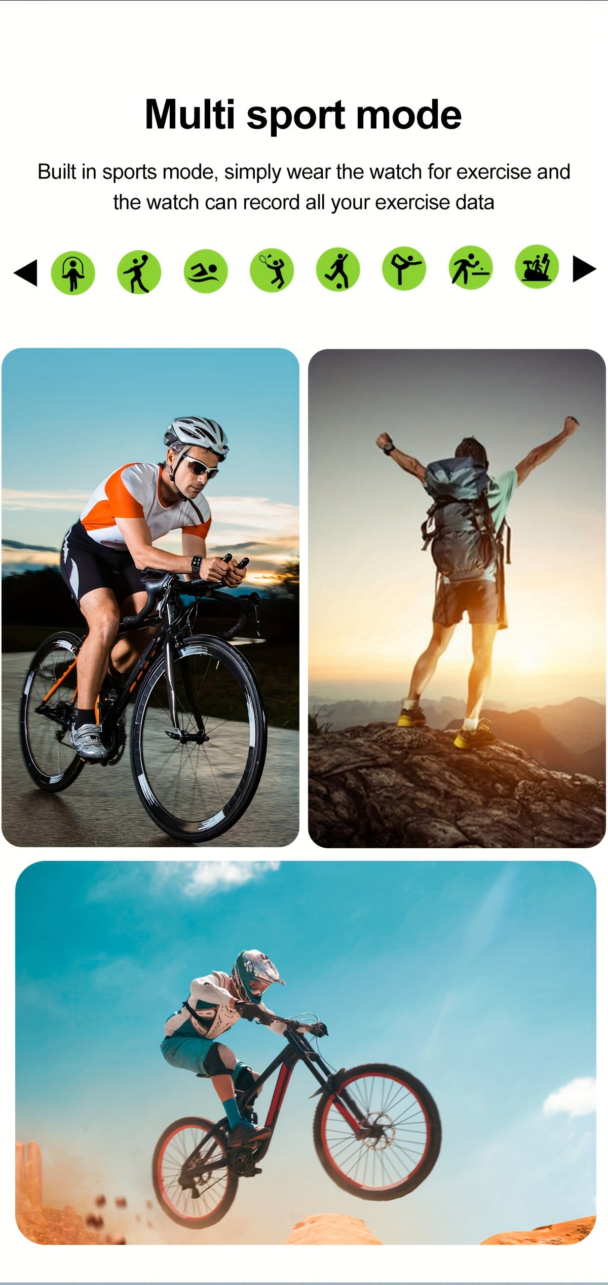 2024 New Smartwatch, IP67, LED Display, for Outdoor Sports,
