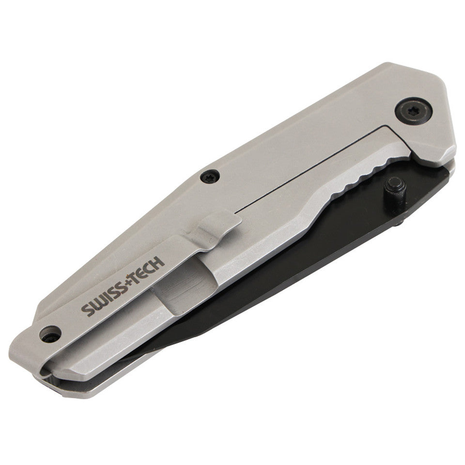 Swiss Tech Bi-Metal Carbide Folding Pocket Knife