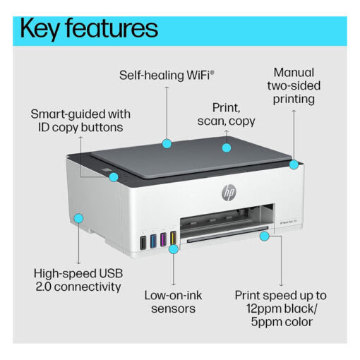 HP Smart Tank 580 All-in-One Printer (1F3Y2A)