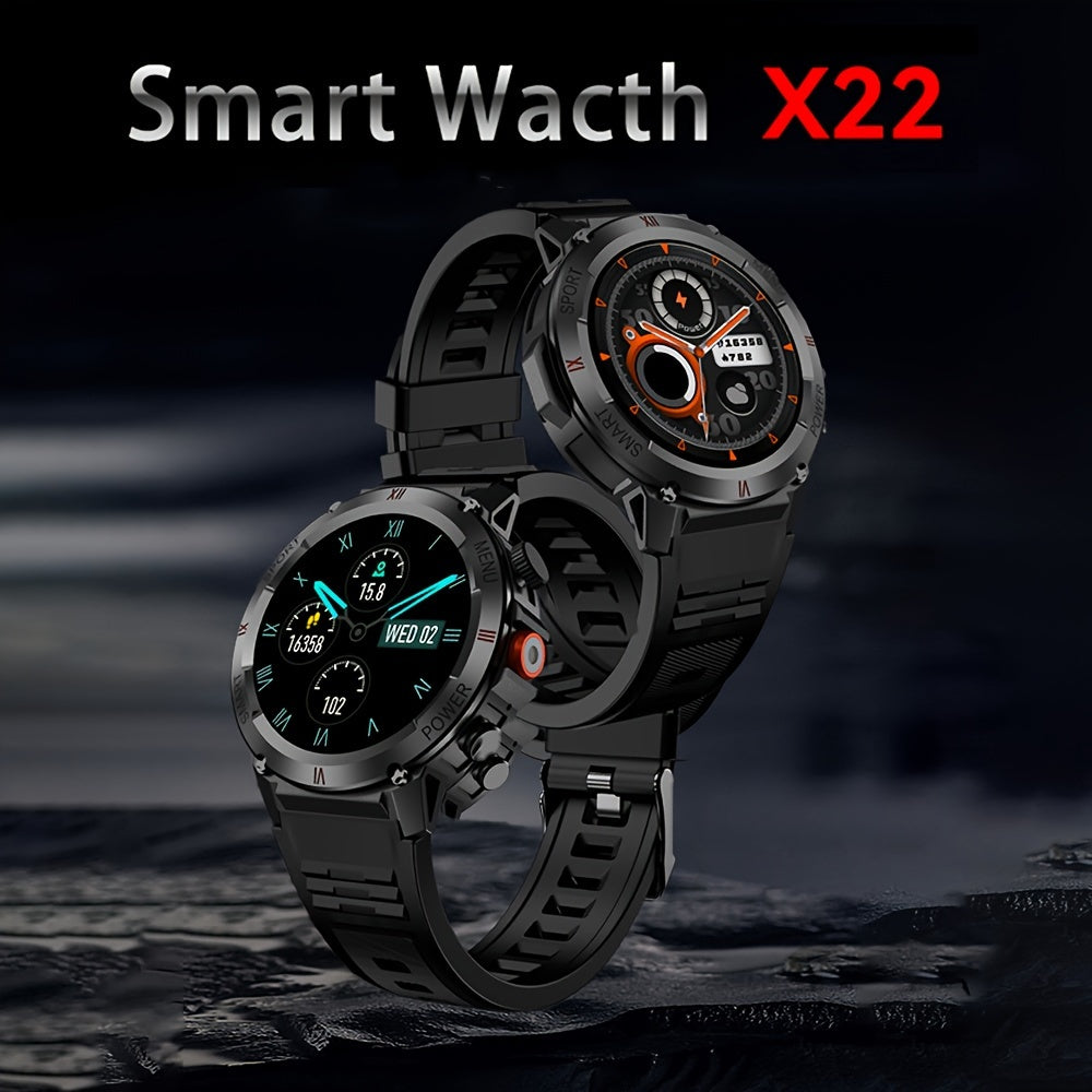 LIFEBEE Sports Smart Watch for Men: LED Lighting, Answer/Make Calls, Outdoor Sports Watch, Pedometer & Smart Watch with 100+ Exercise Modes, Pedometer, Distance, Calories, Activity Monitor, Workout Companion, Stylish Wearable