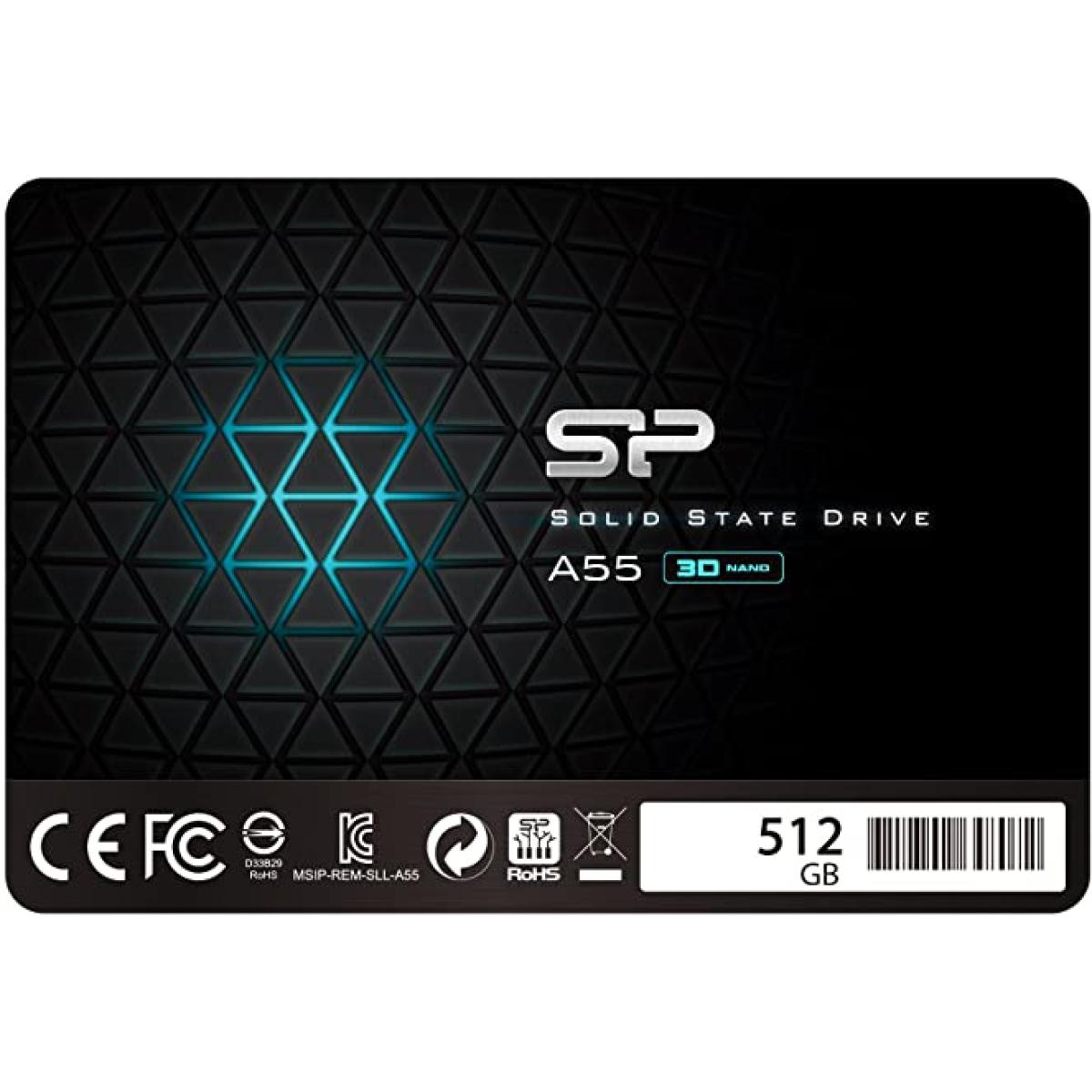 قرص SSD Silicon Power 512GB 3D NAND SATA III 2.5