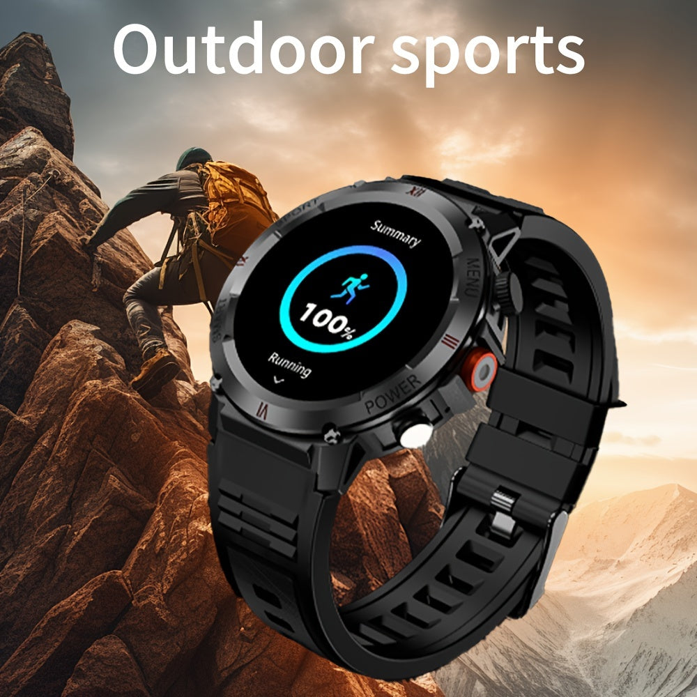 LIFEBEE Sports Smart Watch for Men: LED Lighting, Answer/Make Calls, Outdoor Sports Watch, Pedometer & Smart Watch with 100+ Exercise Modes, Pedometer, Distance, Calories, Activity Monitor, Workout Companion, Stylish Wearable