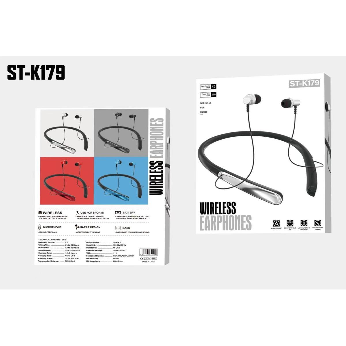 Wireless ST-K179 Earphone