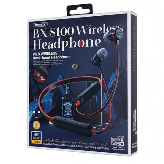 Remax RX-S100 Neck-Band Sports Wireless Earphone (Support SD card)