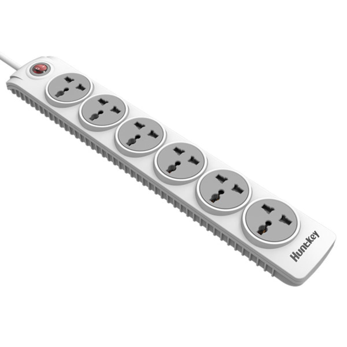 Huntkey SZN601 6 Port UK Plug Power Strip 3M