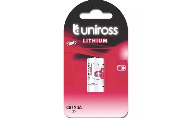 Uniross CR123A 3V Industrial Lithium Battery