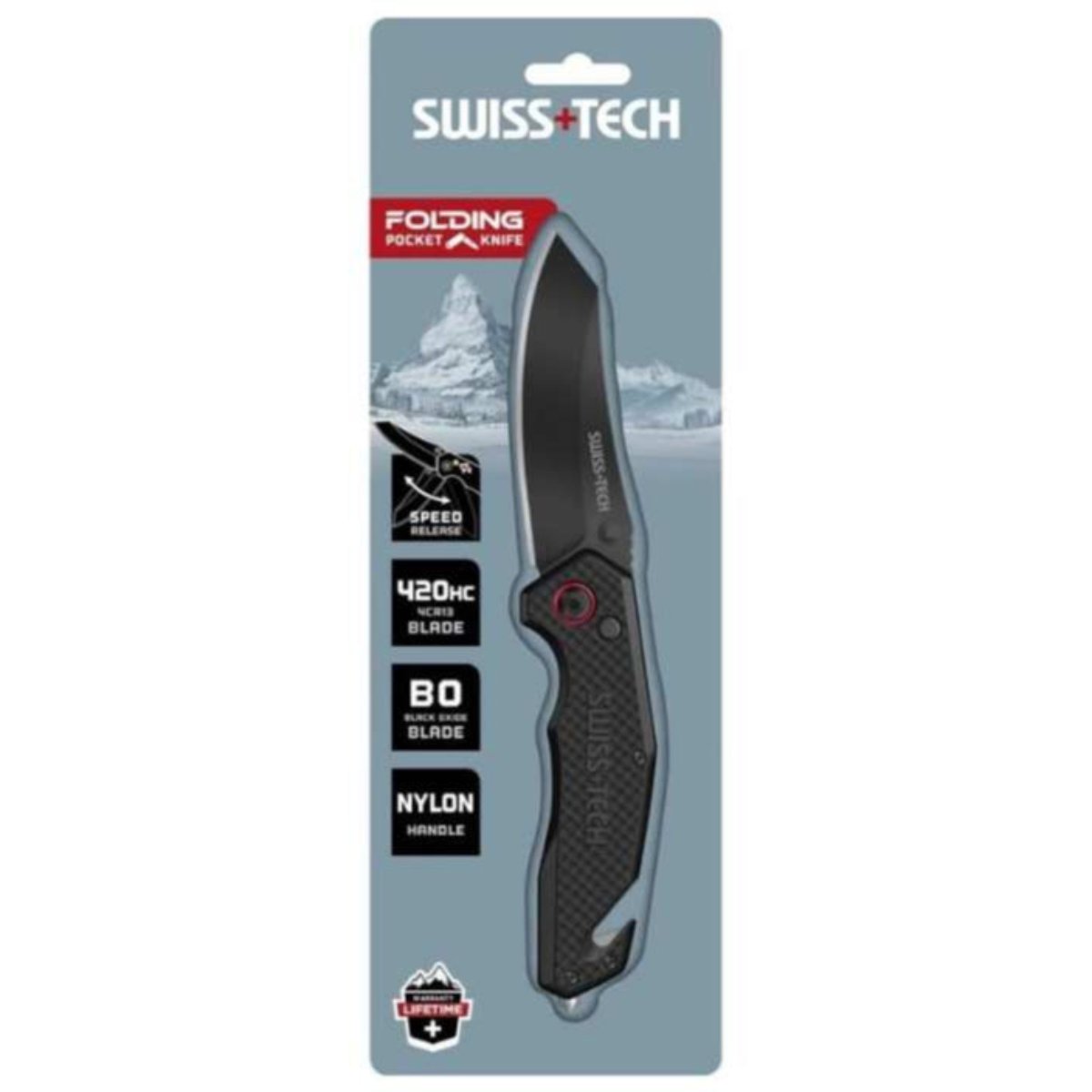 Swiss Tech Folding Pocket Knife